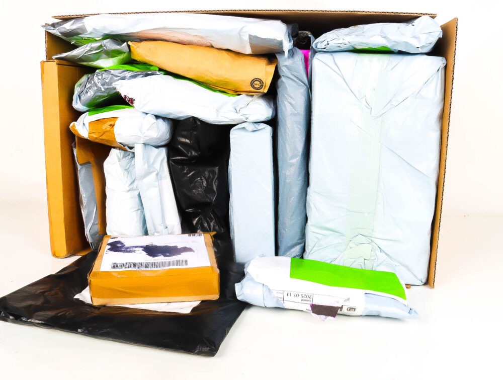 XL Doos met Verloren & Retour Postpakketten