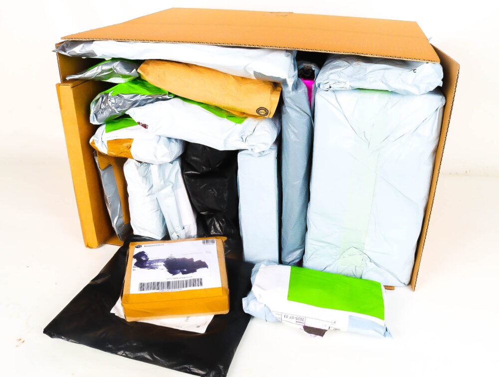 XL Doos met Verloren & Retour Postpakketten