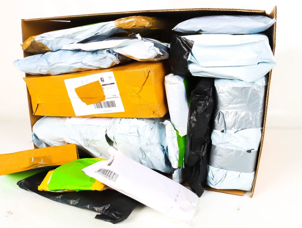 XL Doos met Verloren & Retour Postpakketten
