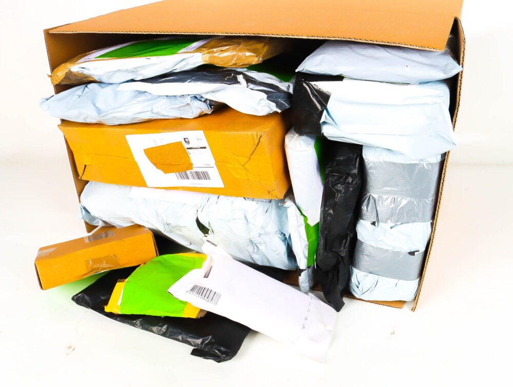 XL Doos met Verloren & Retour Postpakketten