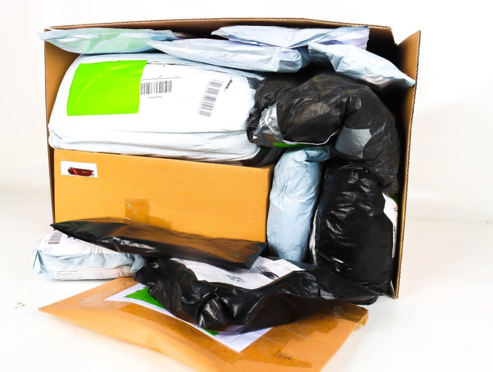 XL Doos met Verloren & Retour Postpakketten