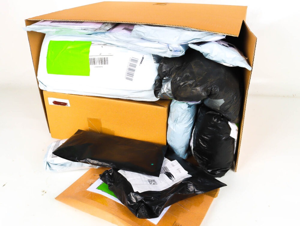 XL Doos met Verloren & Retour Postpakketten