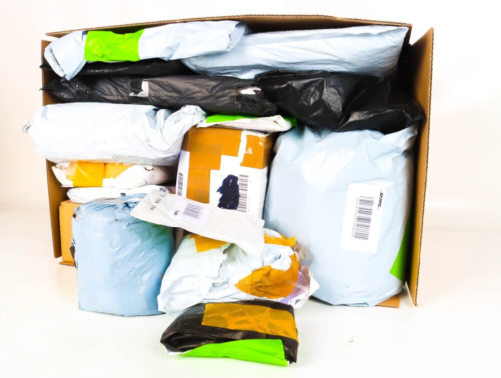 XL Doos met Verloren & Retour Postpakketten
