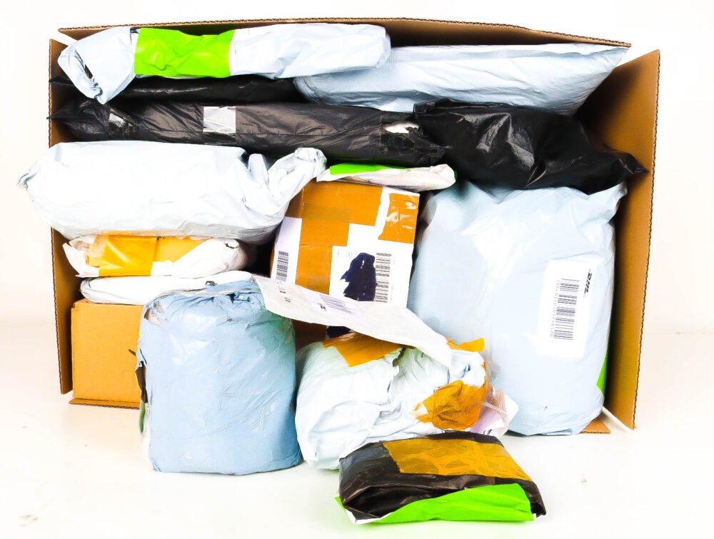XL Doos met Verloren & Retour Postpakketten