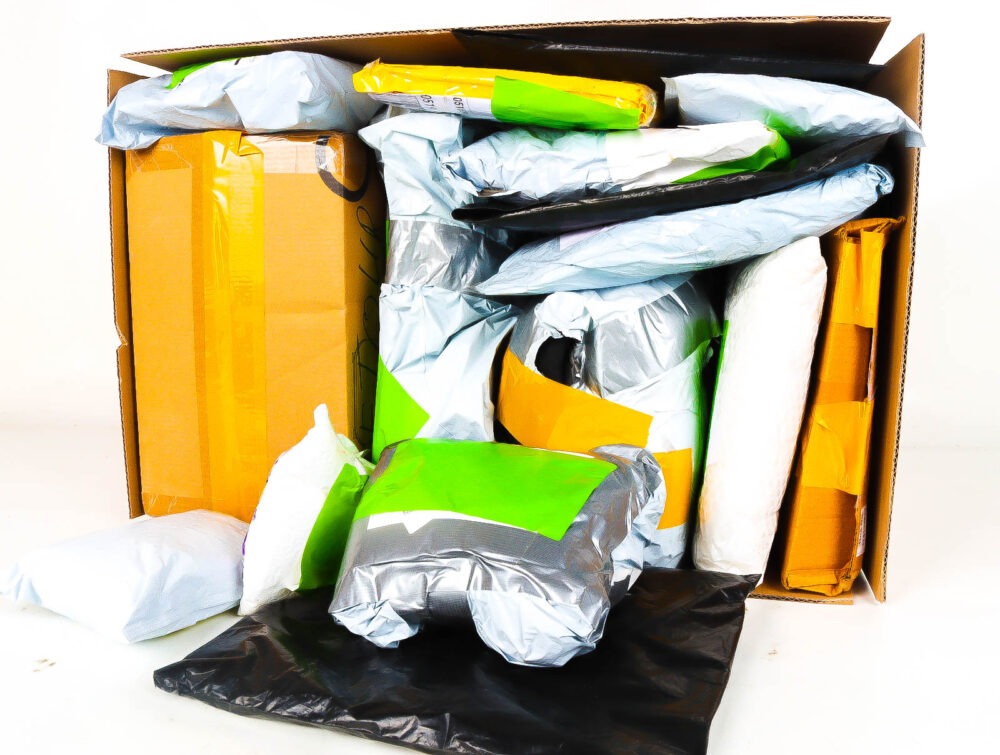 XL Doos met Verloren & Retour Postpakketten