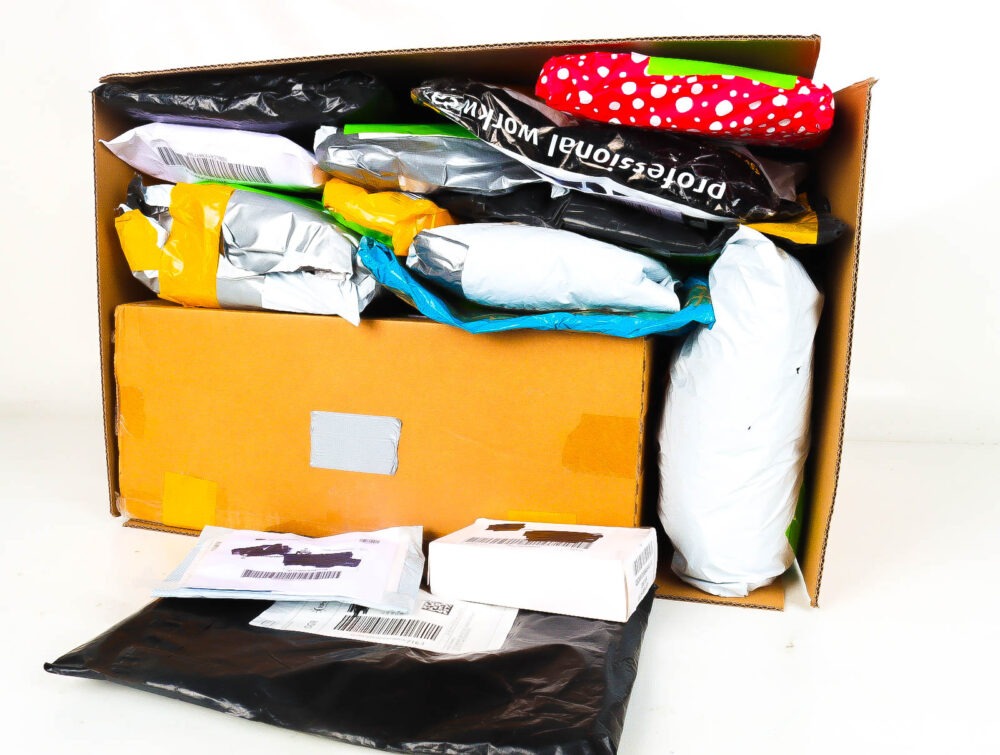 XL Doos met Verloren & Retour Postpakketten