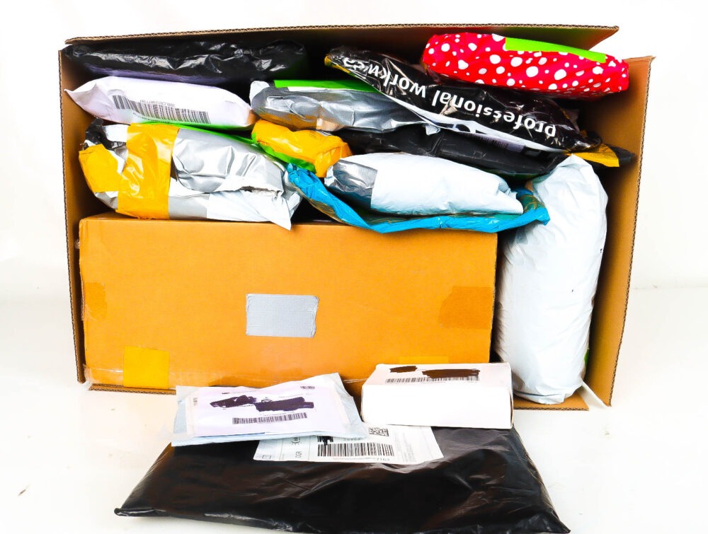 XL Doos met Verloren & Retour Postpakketten