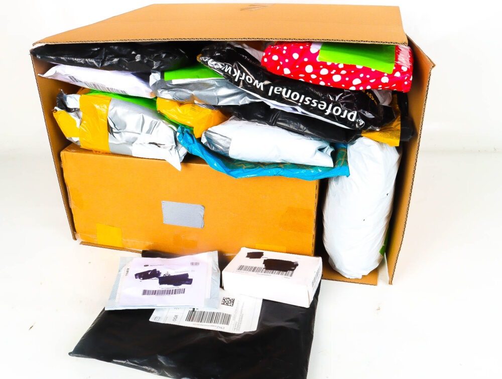 XL Doos met Verloren & Retour Postpakketten