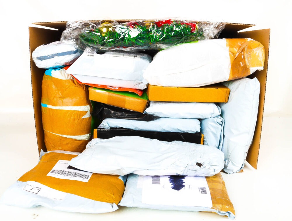 XL Doos met Verloren & Retour Postpakketten