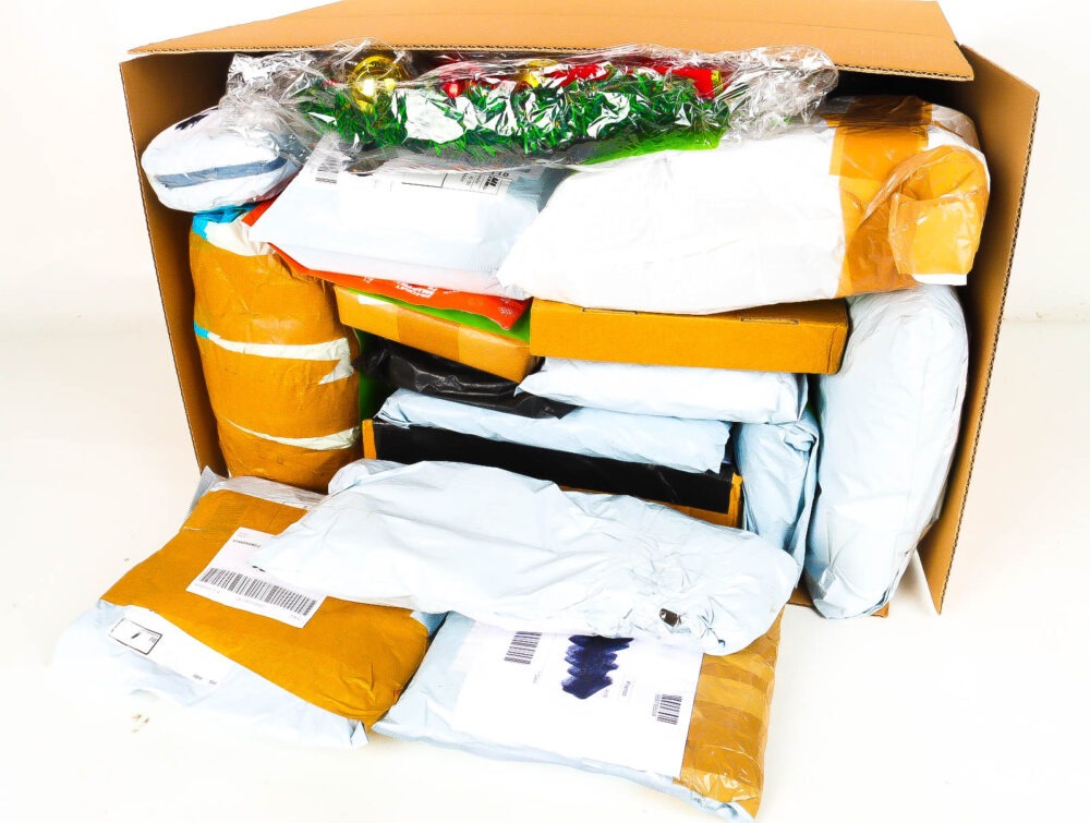 XL Doos met Verloren & Retour Postpakketten