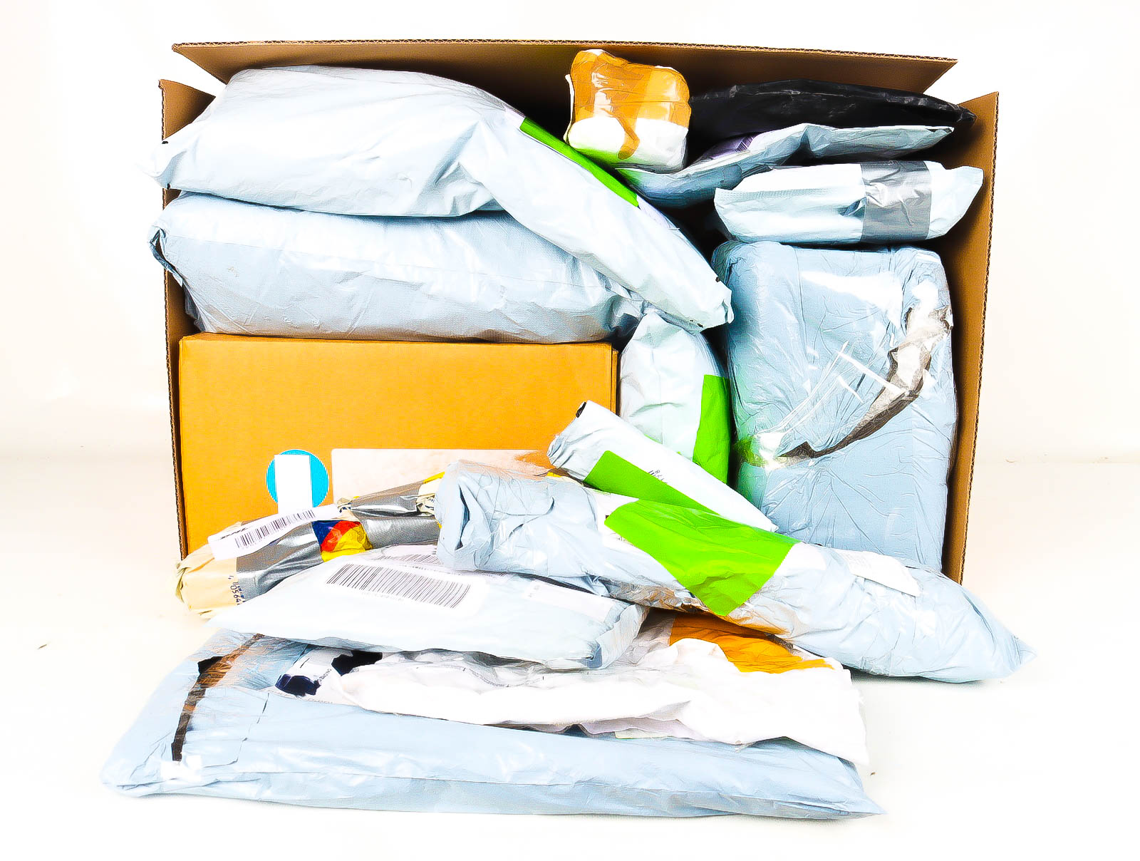 XL Doos met Verloren & Retour Postpakketten