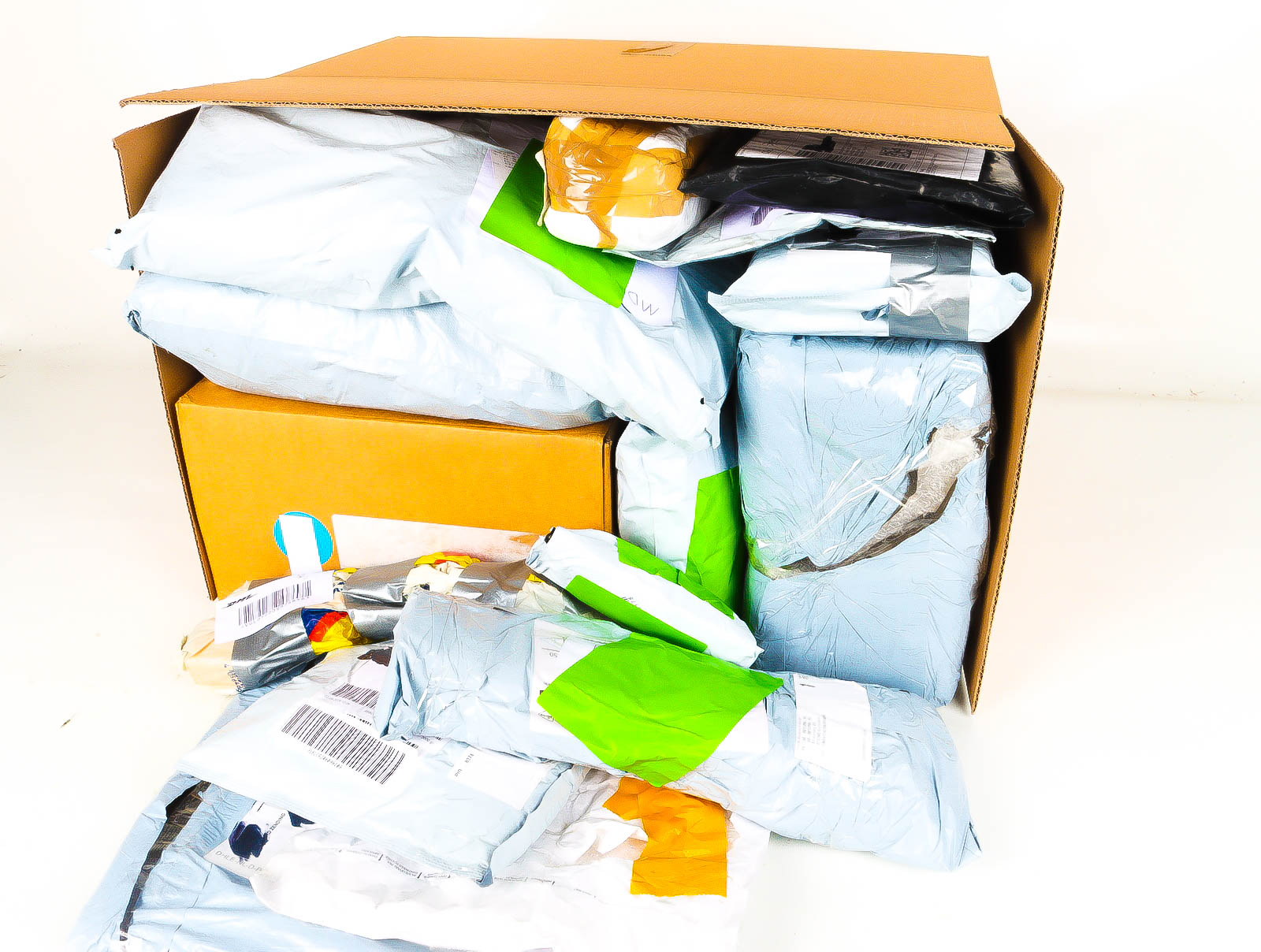 XL Doos met Verloren & Retour Postpakketten