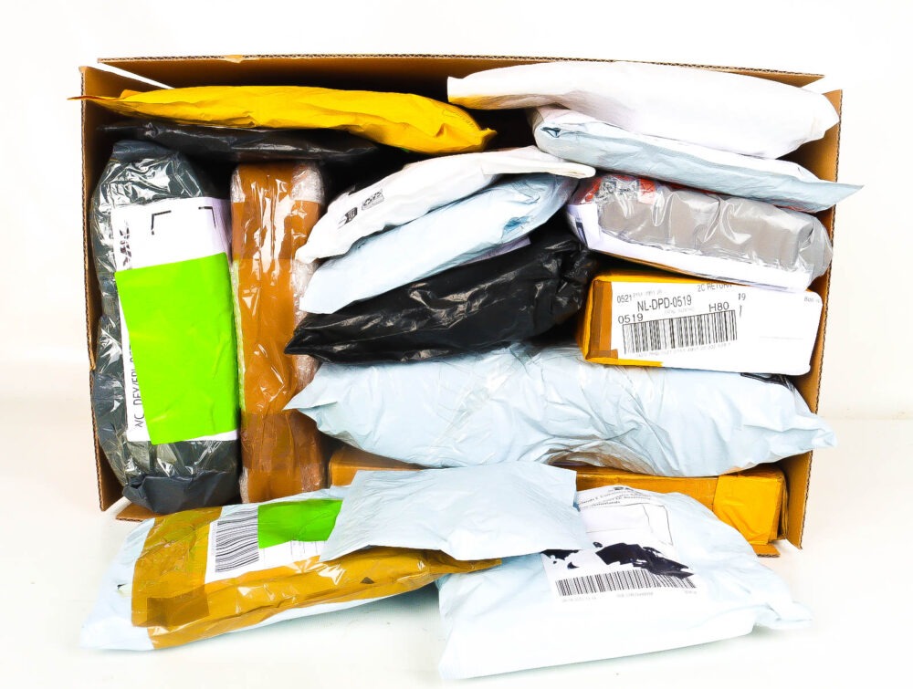 XL Doos met Verloren & Retour Postpakketten