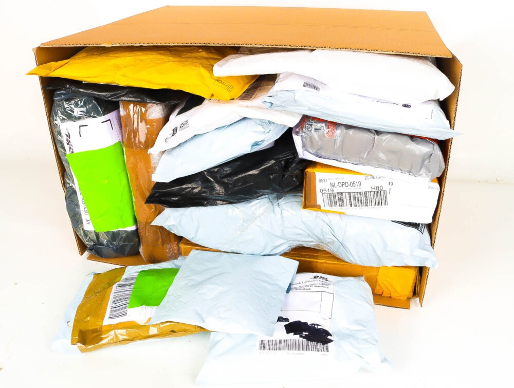 XL Doos met Verloren & Retour Postpakketten
