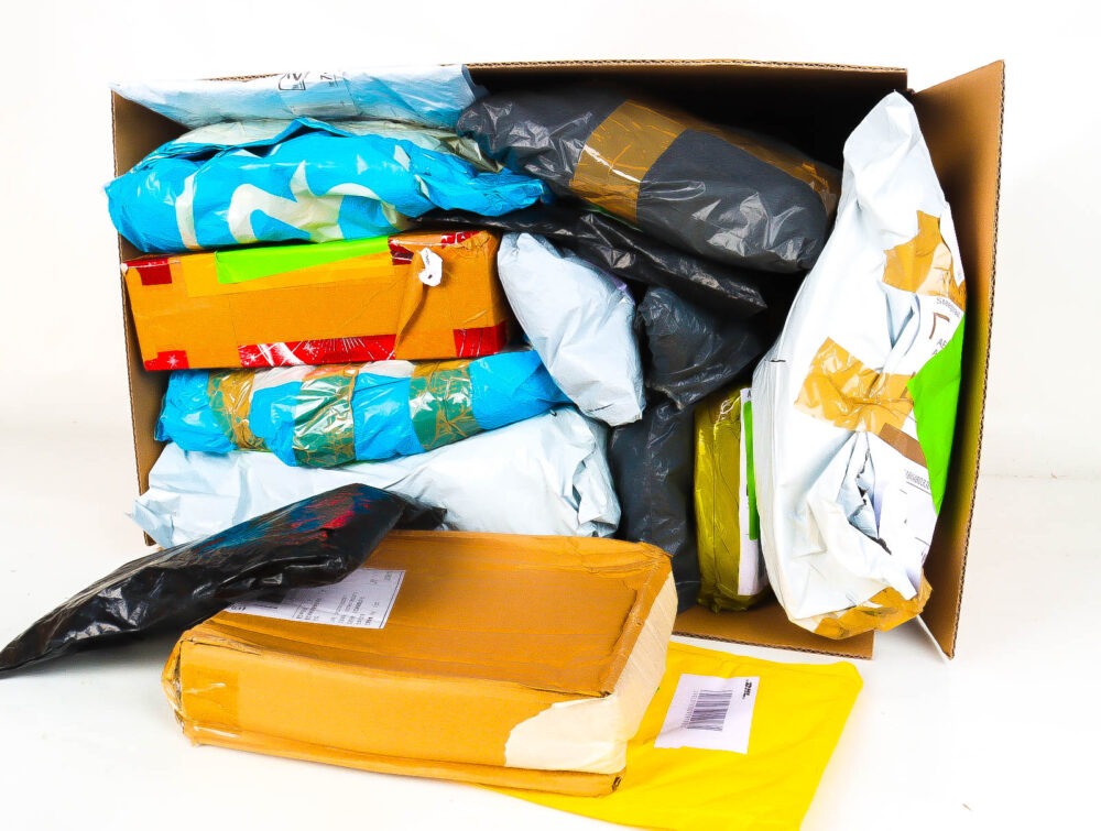 XL Doos met Verloren & Retour Postpakketten