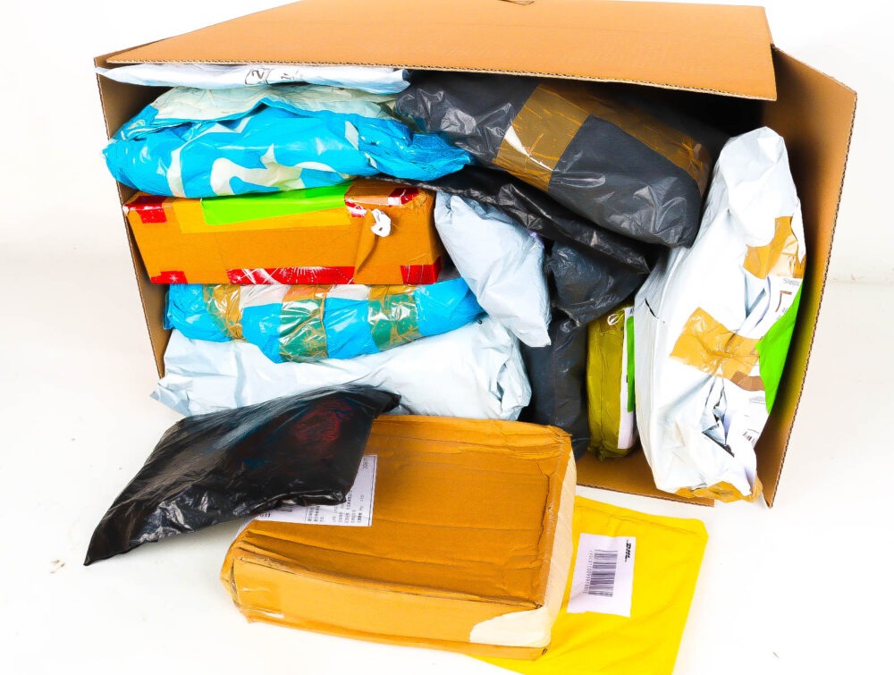 XL Doos met Verloren & Retour Postpakketten