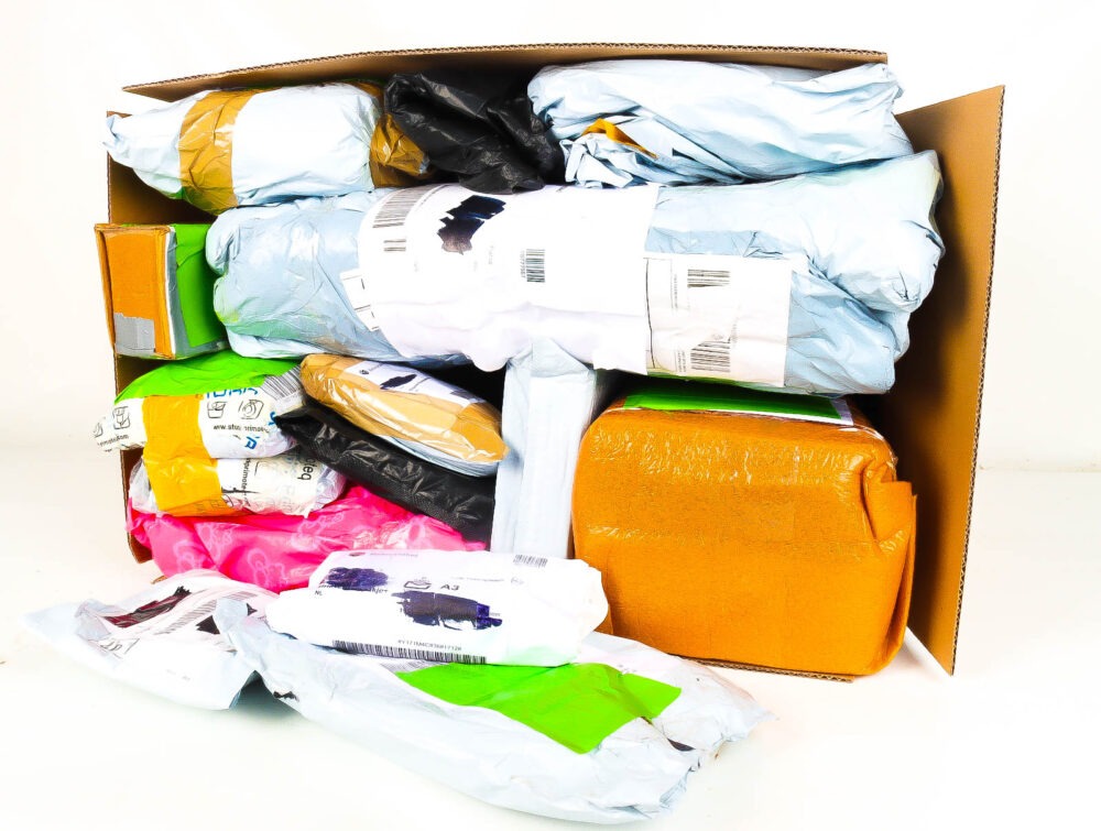 XL Doos met Verloren & Retour Postpakketten