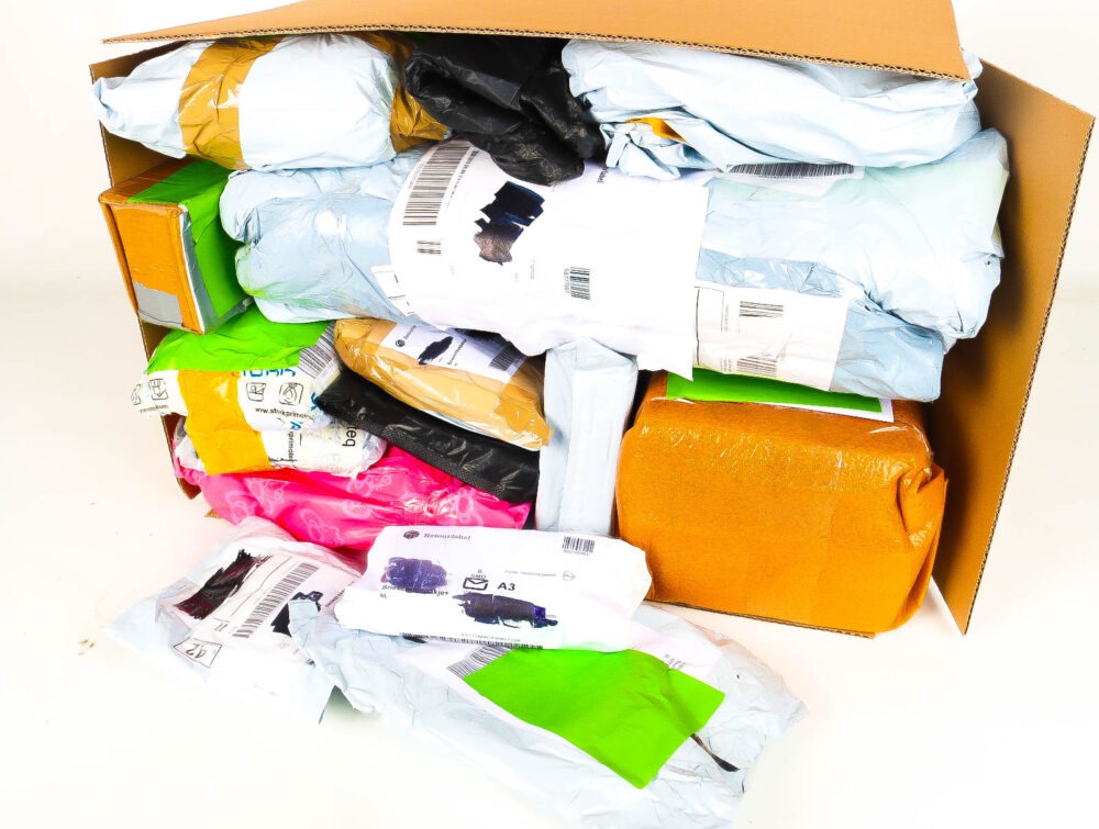XL Doos met Verloren & Retour Postpakketten