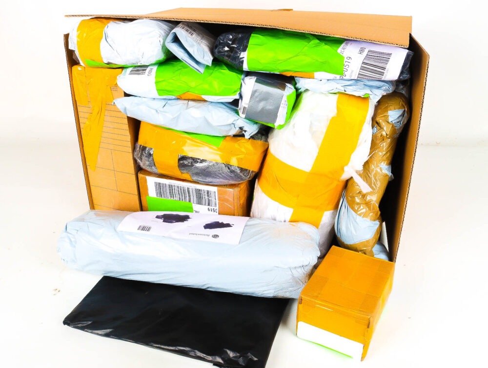 XL Doos met Verloren & Retour Postpakketten