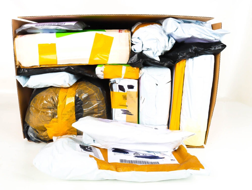 XL Doos met Verloren & Retour Postpakketten