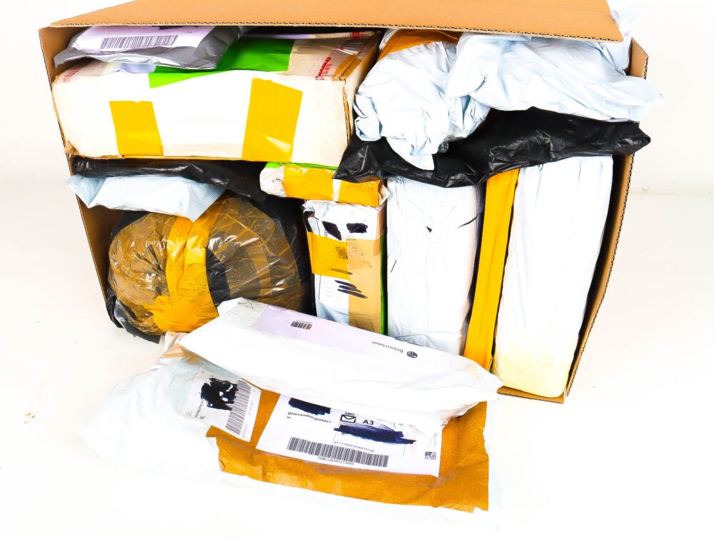 XL Doos met Verloren & Retour Postpakketten