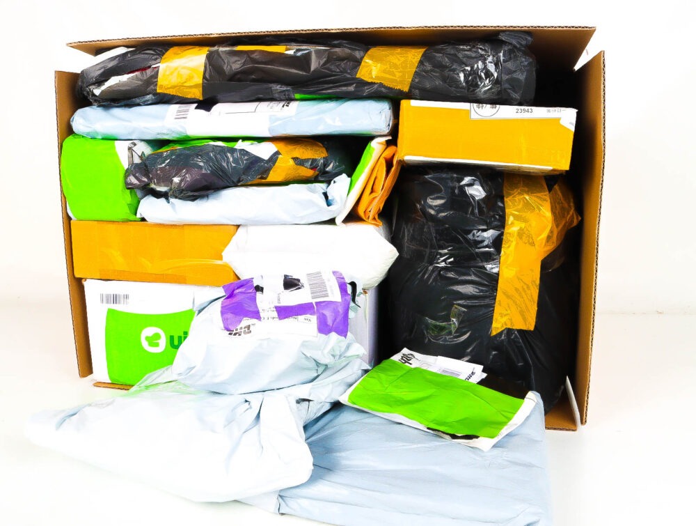 XL Doos met Verloren & Retour Postpakketten