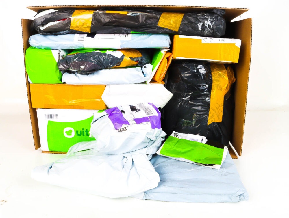 XL Doos met Verloren & Retour Postpakketten