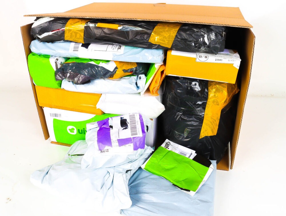 XL Doos met Verloren & Retour Postpakketten