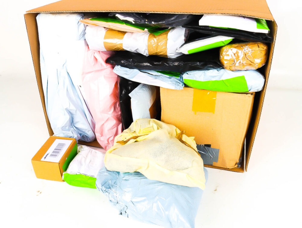 XL Doos met Verloren & Retour Postpakketten