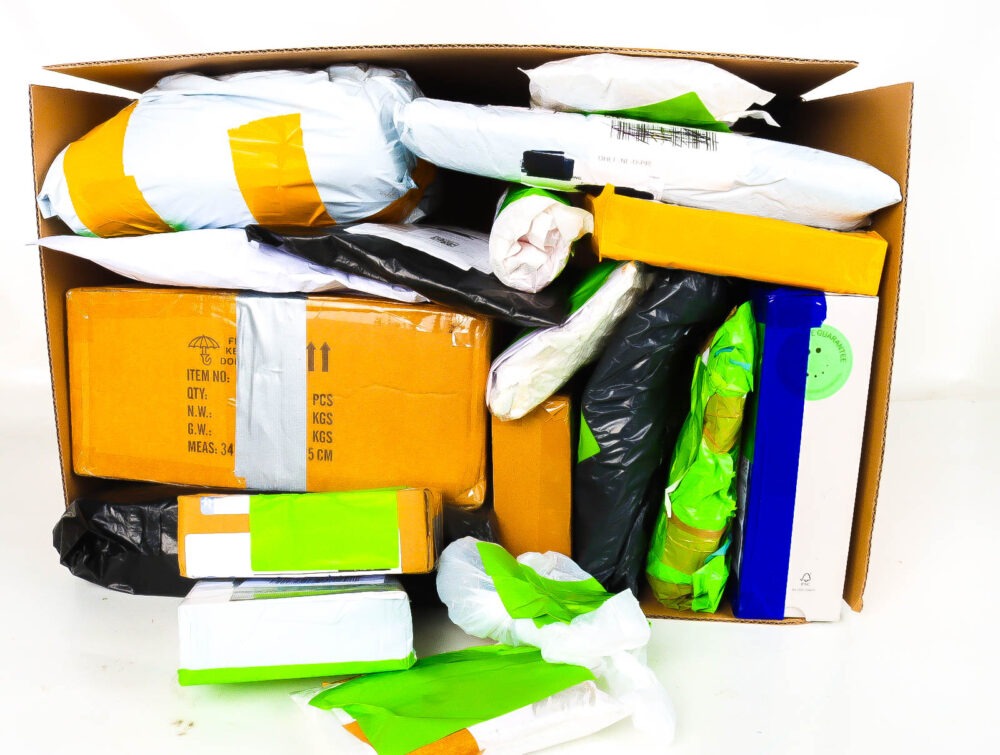 XL Doos met Verloren & Retour Postpakketten