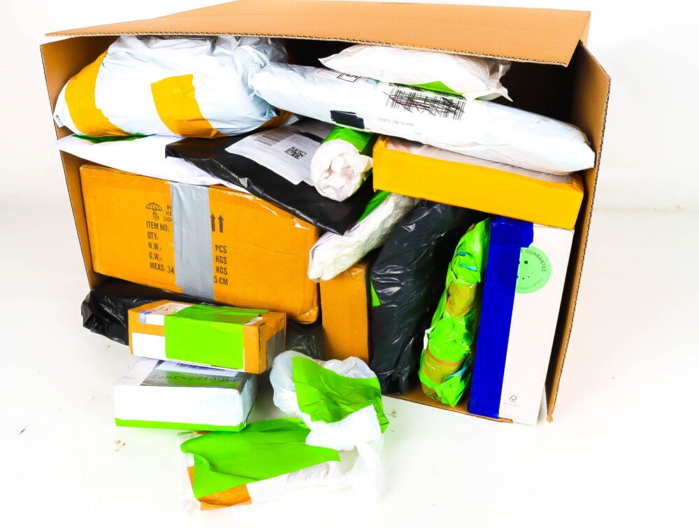 XL Doos met Verloren & Retour Postpakketten