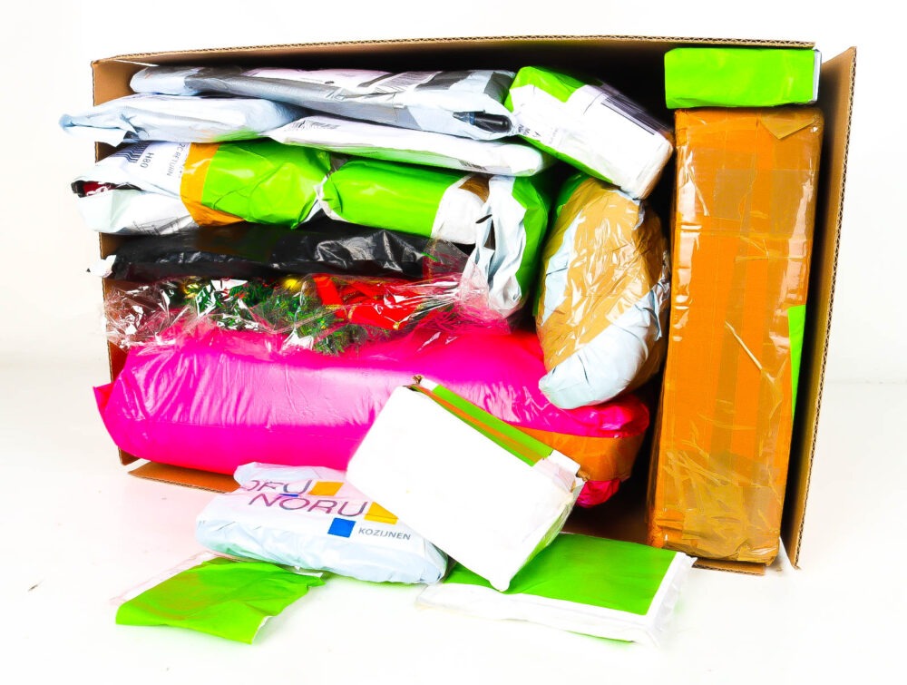 XL Doos met Verloren & Retour Postpakketten