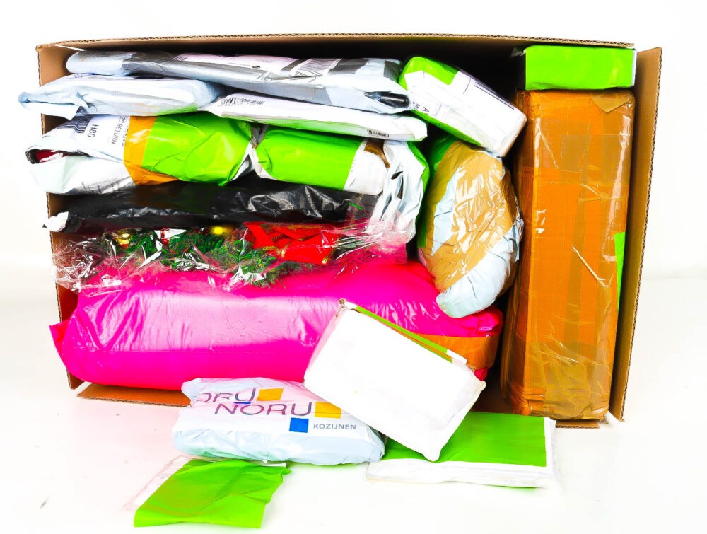 XL Doos met Verloren & Retour Postpakketten