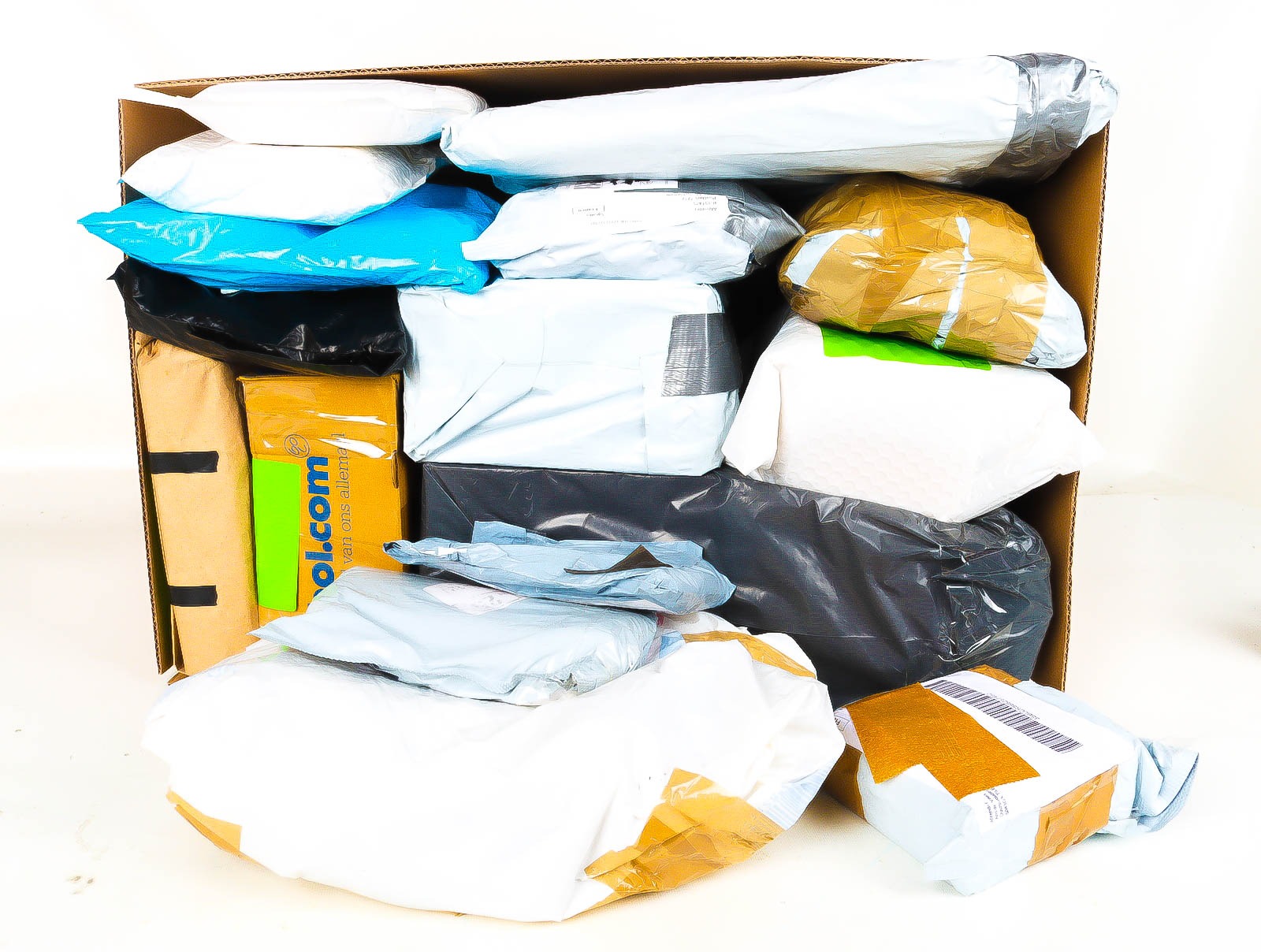 XL Doos met Verloren & Retour Postpakketten