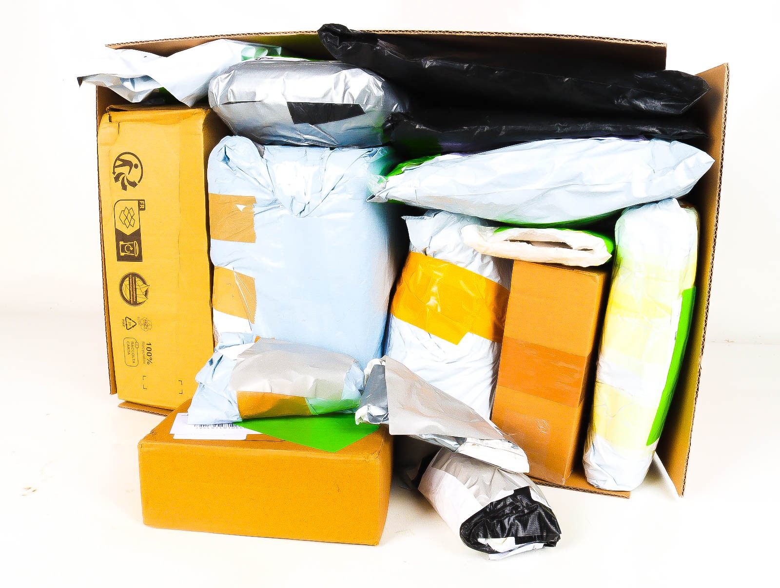 XL Doos met Verloren & Retour Postpakketten