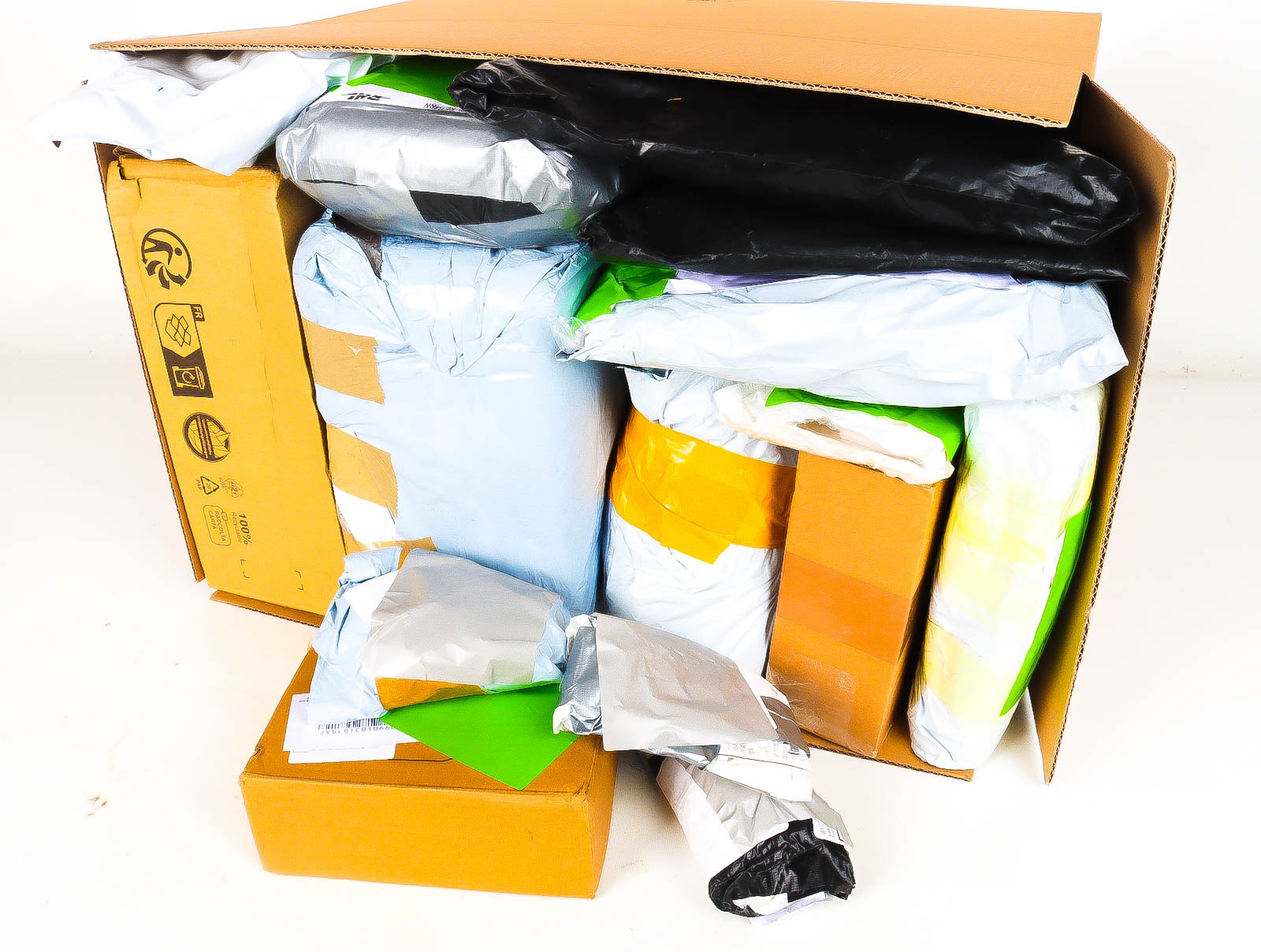 XL Doos met Verloren & Retour Postpakketten