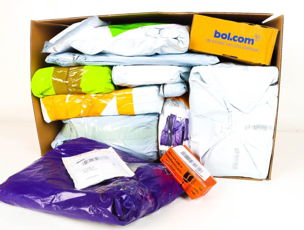 XL Doos met Verloren & Retour Postpakketten