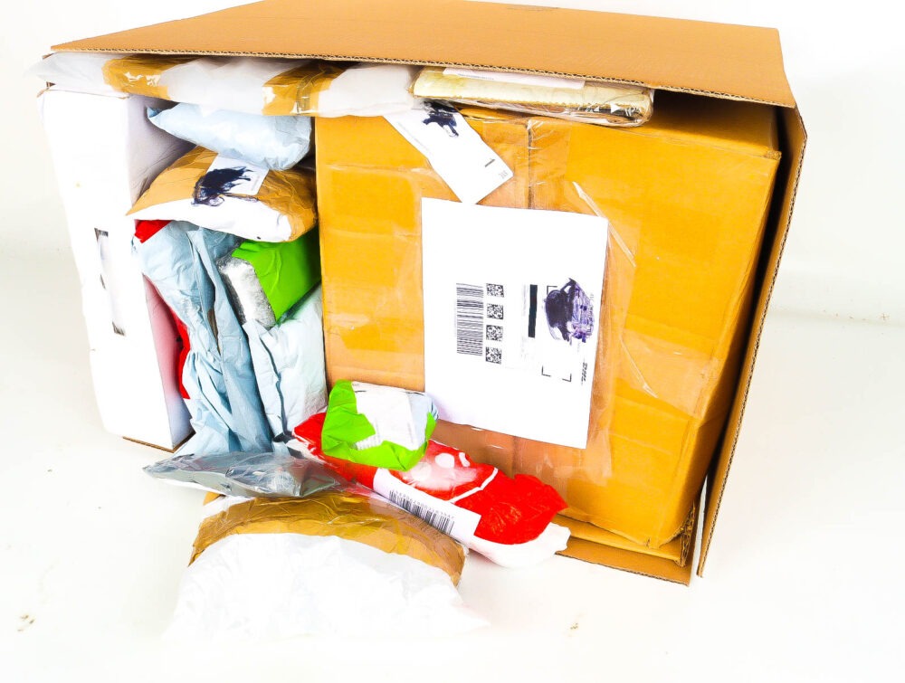 XL Doos met Verloren & Retour Postpakketten