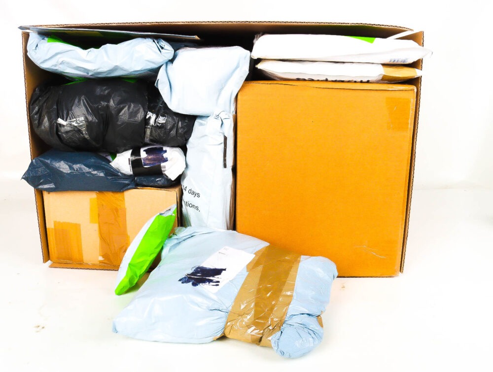 XL Doos met Verloren & Retour Postpakketten