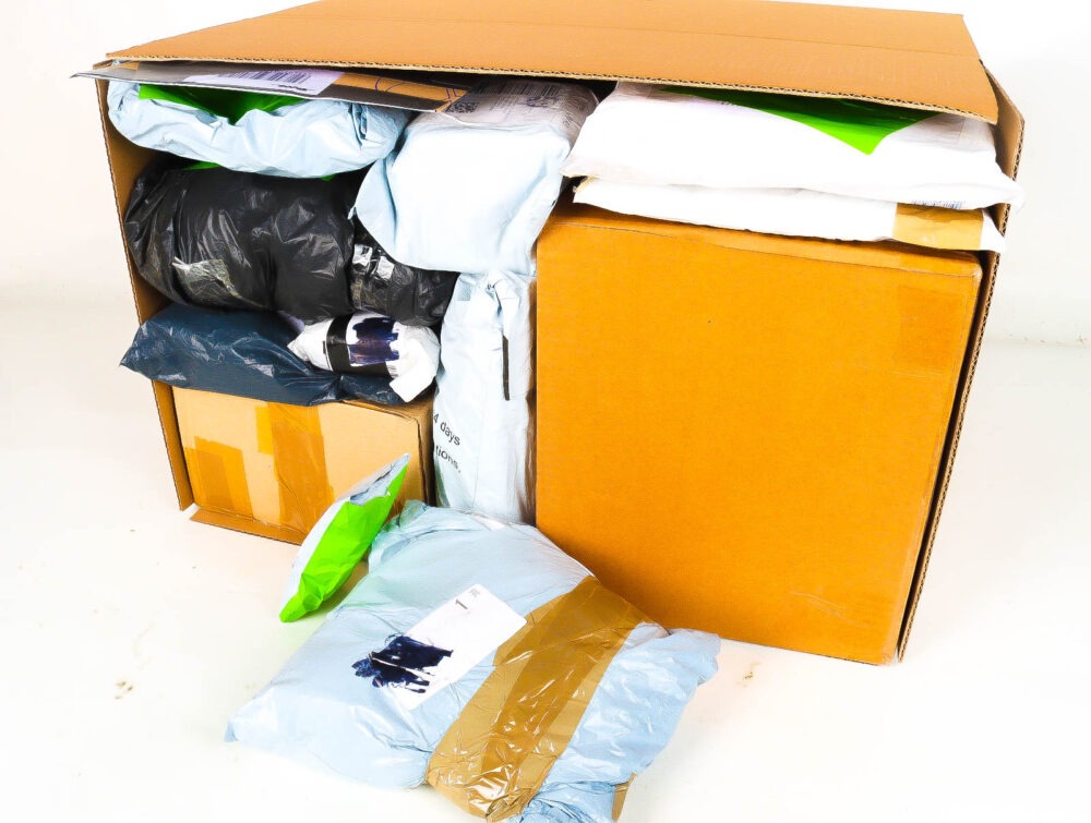 XL Doos met Verloren & Retour Postpakketten