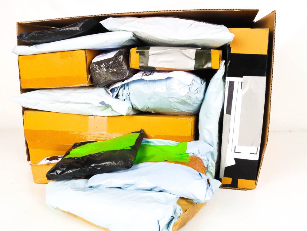 XL Doos met Verloren & Retour Postpakketten