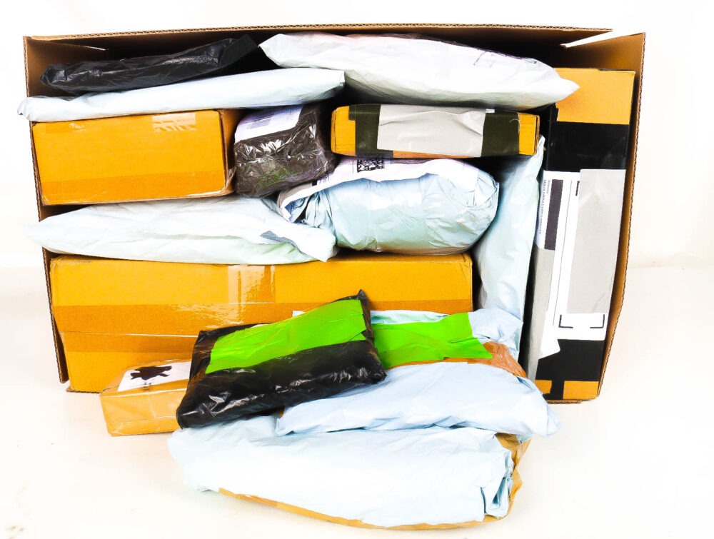 XL Doos met Verloren & Retour Postpakketten