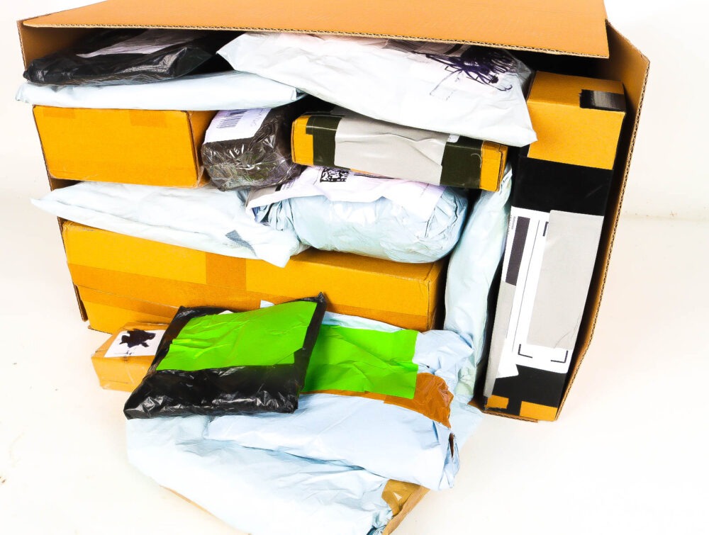 XL Doos met Verloren & Retour Postpakketten