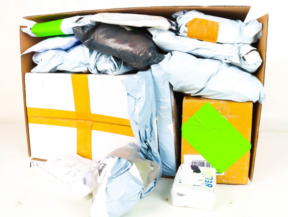 XL Doos met Verloren & Retour Postpakketten