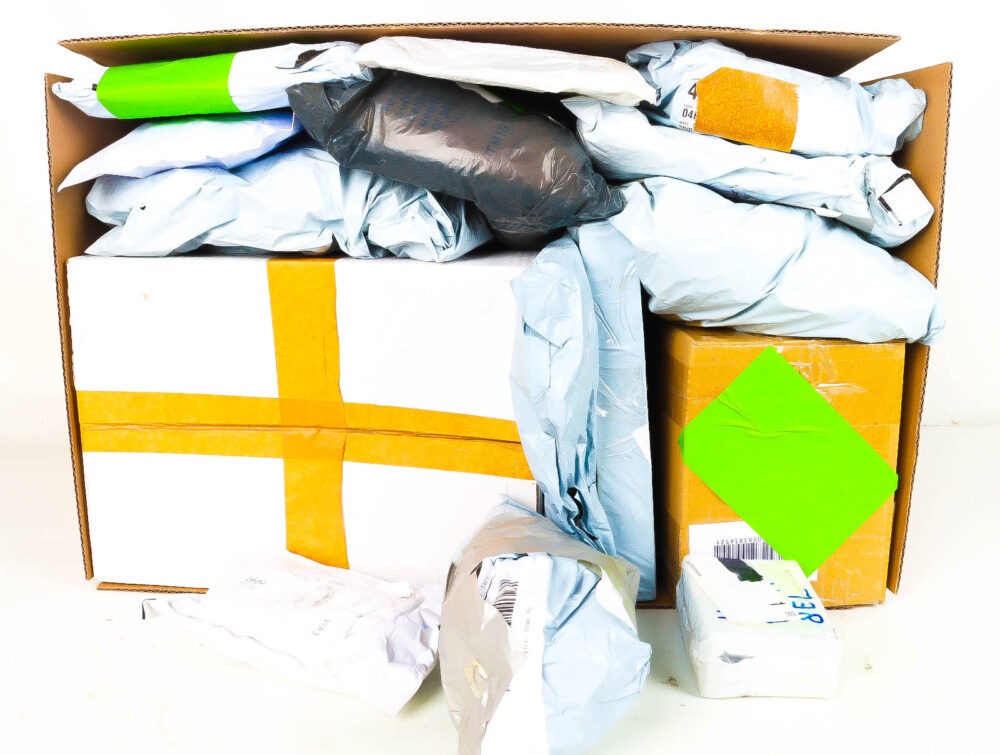 XL Doos met Verloren & Retour Postpakketten