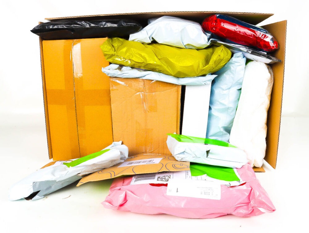 XL Doos met Verloren & Retour Postpakketten