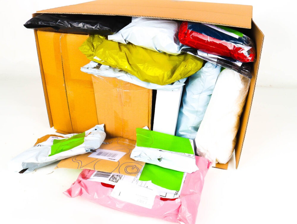 XL Doos met Verloren & Retour Postpakketten