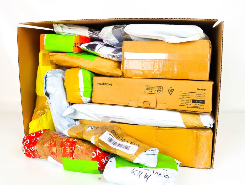 XL Doos met Verloren & Retour Postpakketten