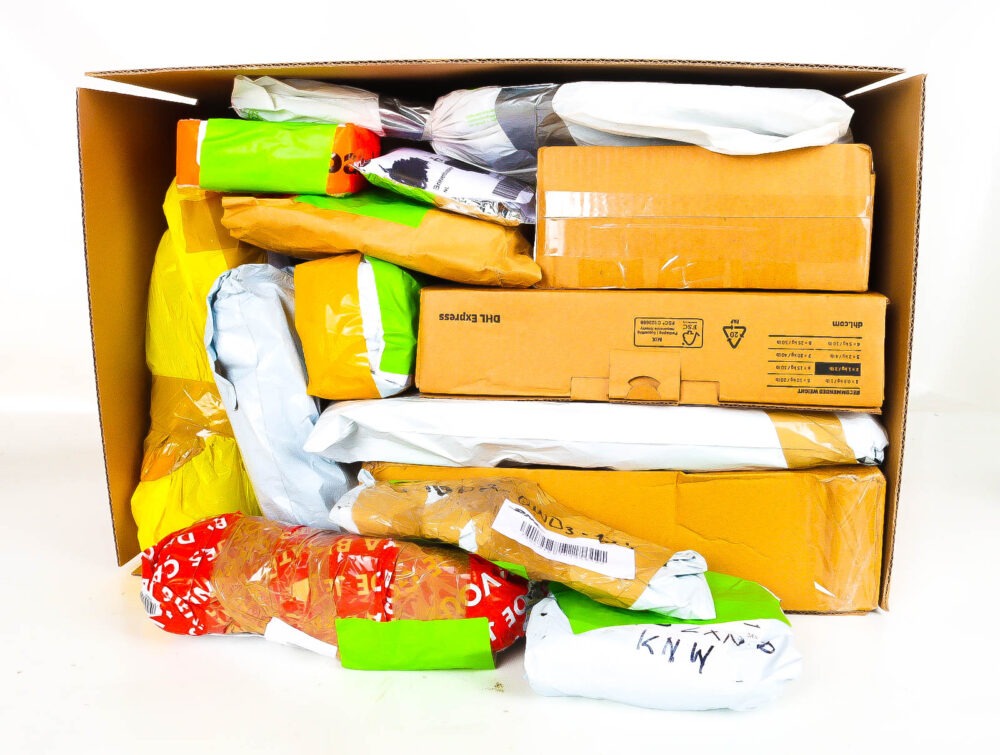 XL Doos met Verloren & Retour Postpakketten