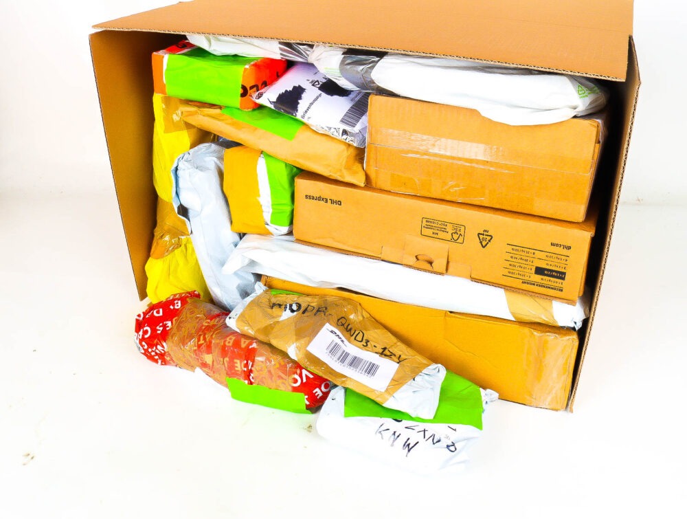 XL Doos met Verloren & Retour Postpakketten
